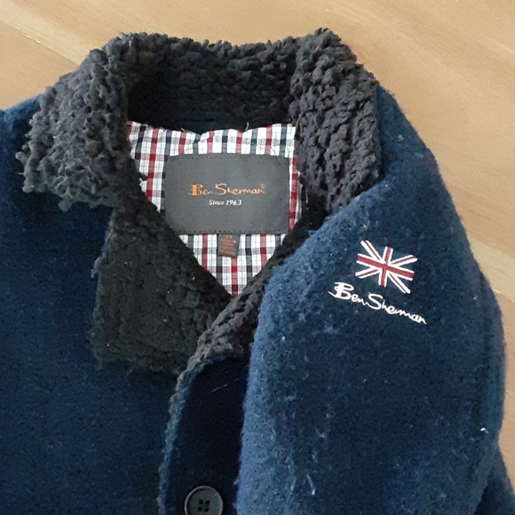 Ben Sherman toddler peacoat jacket - Picture 3 of 6